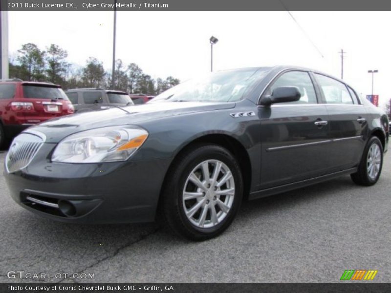 Cyber Gray Metallic / Titanium 2011 Buick Lucerne CXL