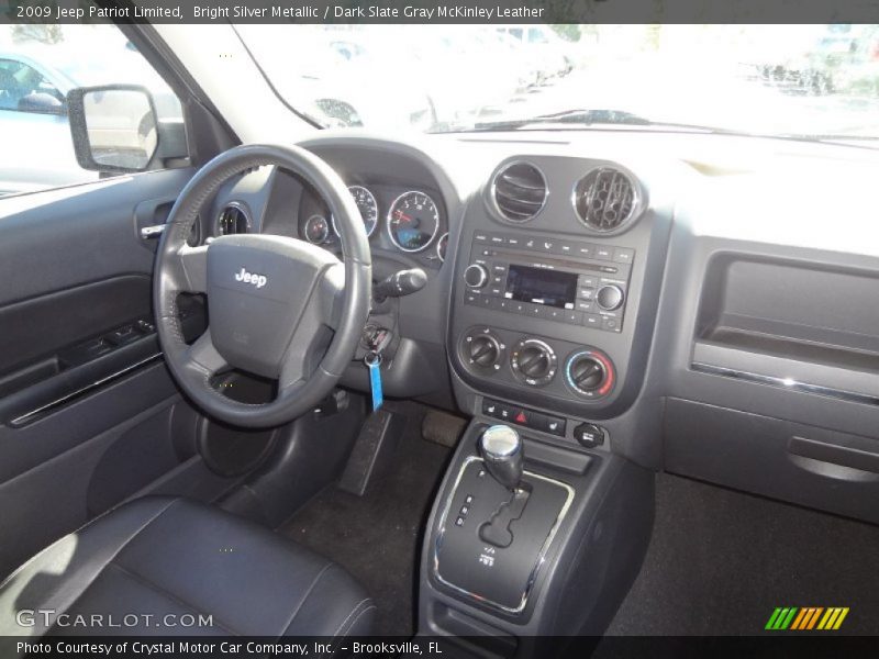 Bright Silver Metallic / Dark Slate Gray McKinley Leather 2009 Jeep Patriot Limited