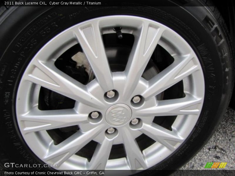 Cyber Gray Metallic / Titanium 2011 Buick Lucerne CXL