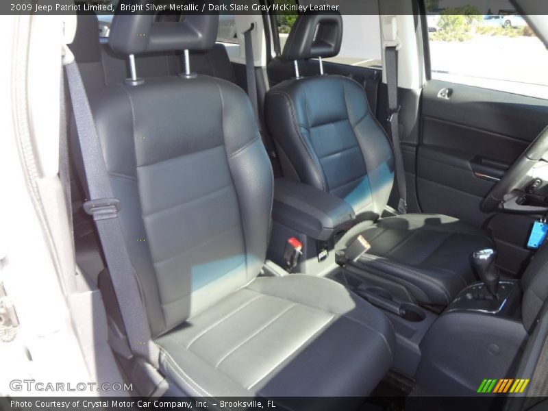 Bright Silver Metallic / Dark Slate Gray McKinley Leather 2009 Jeep Patriot Limited