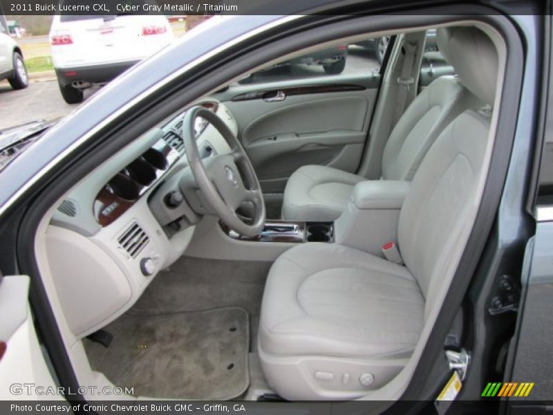 Cyber Gray Metallic / Titanium 2011 Buick Lucerne CXL