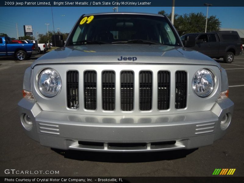 Bright Silver Metallic / Dark Slate Gray McKinley Leather 2009 Jeep Patriot Limited