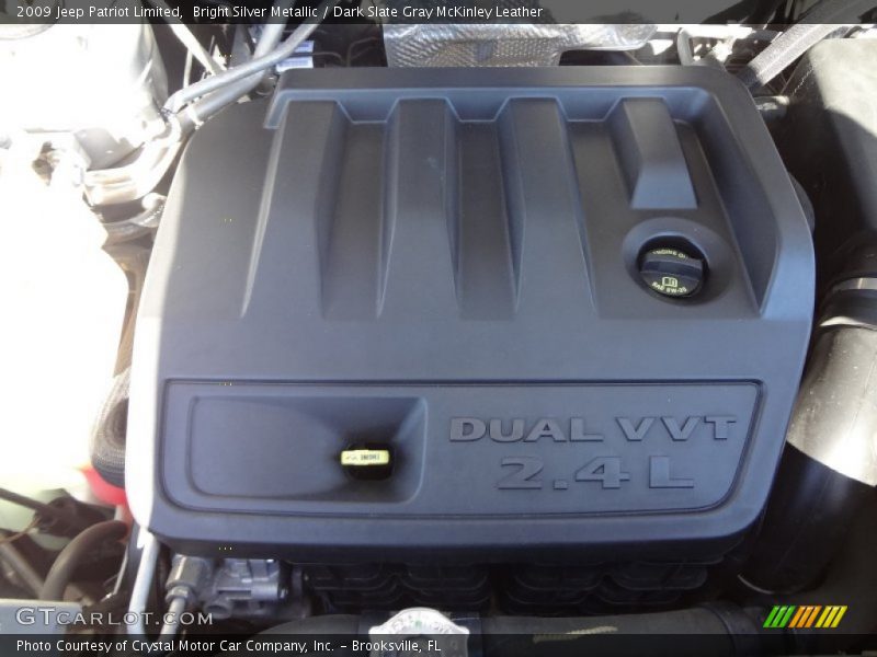 Bright Silver Metallic / Dark Slate Gray McKinley Leather 2009 Jeep Patriot Limited