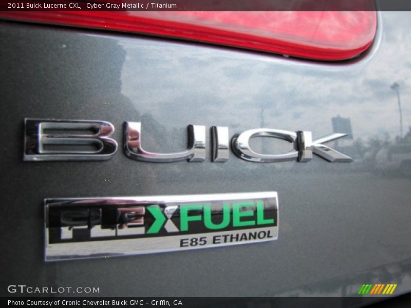 Cyber Gray Metallic / Titanium 2011 Buick Lucerne CXL