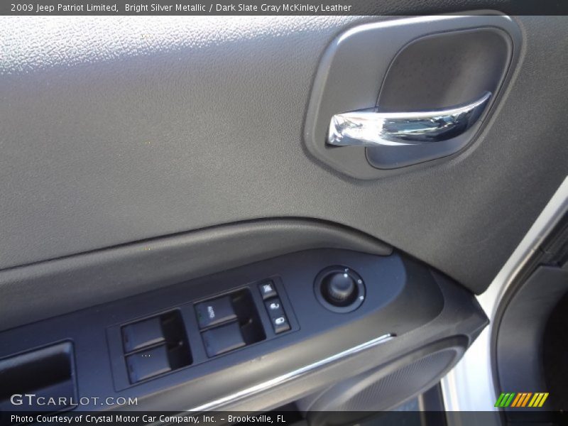 Bright Silver Metallic / Dark Slate Gray McKinley Leather 2009 Jeep Patriot Limited