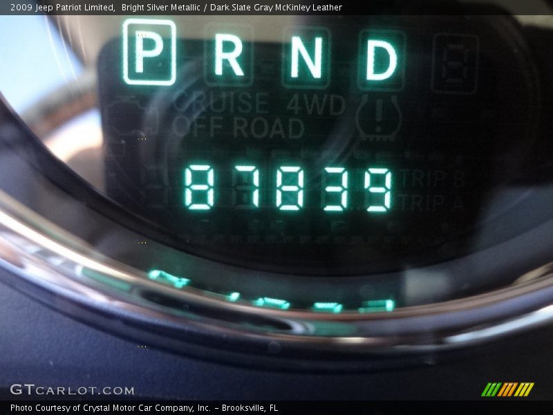 Bright Silver Metallic / Dark Slate Gray McKinley Leather 2009 Jeep Patriot Limited