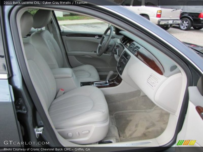 Cyber Gray Metallic / Titanium 2011 Buick Lucerne CXL
