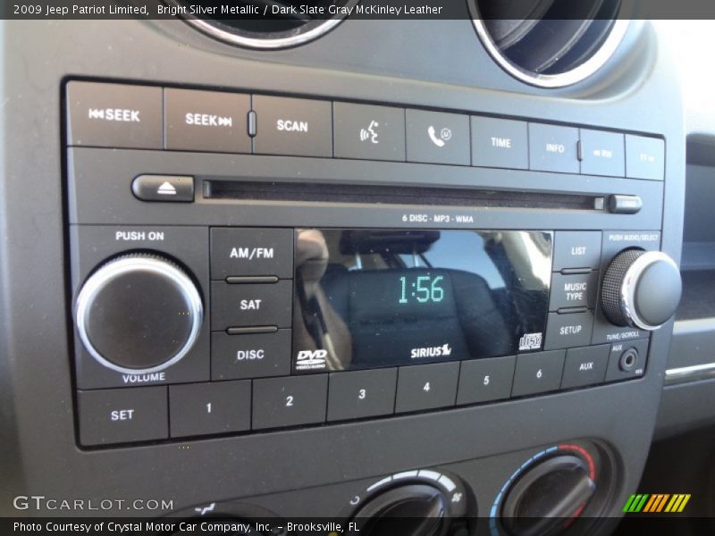 Bright Silver Metallic / Dark Slate Gray McKinley Leather 2009 Jeep Patriot Limited