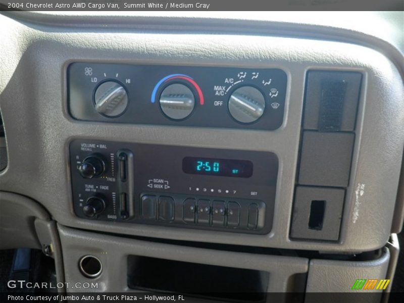 Controls of 2004 Astro AWD Cargo Van