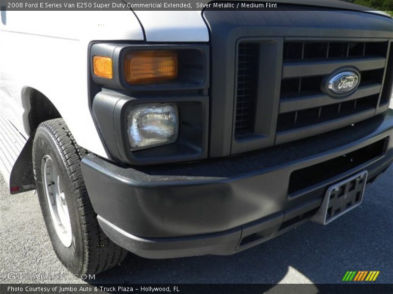 Silver Metallic / Medium Flint 2008 Ford E Series Van E250 Super Duty Commericial Extended