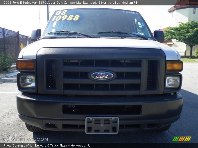 Silver Metallic / Medium Flint 2008 Ford E Series Van E250 Super Duty Commericial Extended