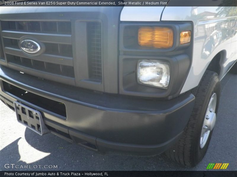 Silver Metallic / Medium Flint 2008 Ford E Series Van E250 Super Duty Commericial Extended