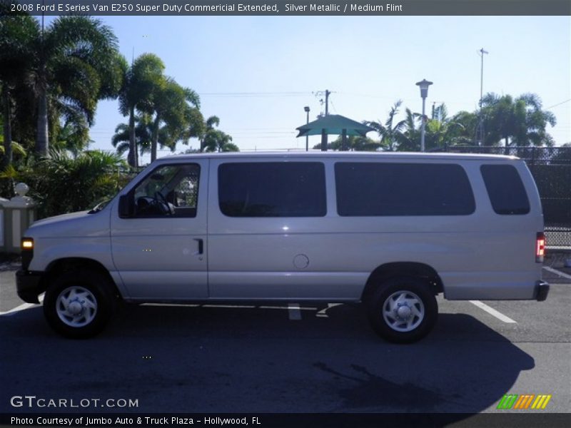 Silver Metallic / Medium Flint 2008 Ford E Series Van E250 Super Duty Commericial Extended