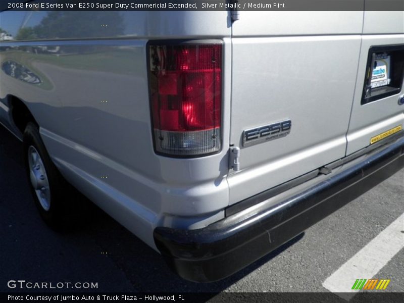 Silver Metallic / Medium Flint 2008 Ford E Series Van E250 Super Duty Commericial Extended
