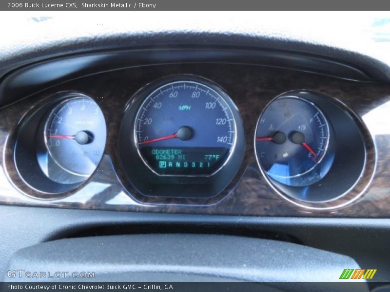 Sharkskin Metallic / Ebony 2006 Buick Lucerne CXS