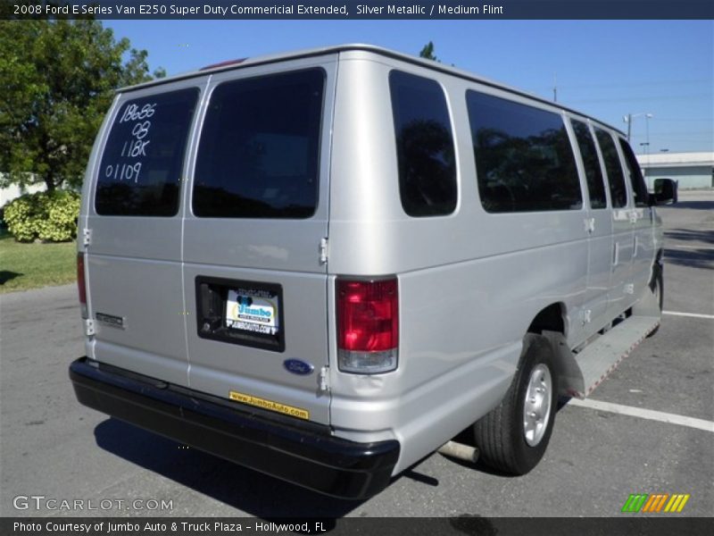 Silver Metallic / Medium Flint 2008 Ford E Series Van E250 Super Duty Commericial Extended