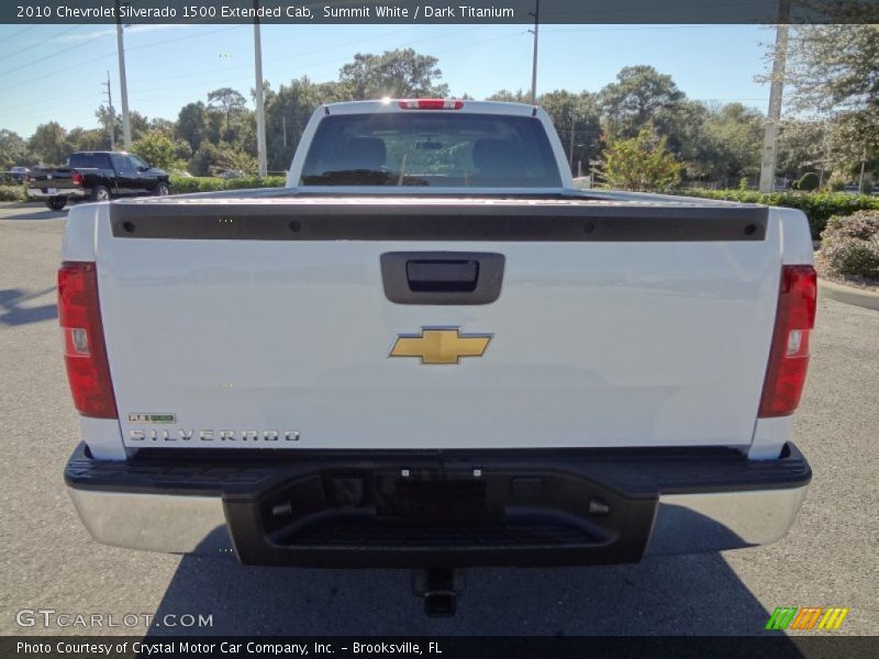 Summit White / Dark Titanium 2010 Chevrolet Silverado 1500 Extended Cab