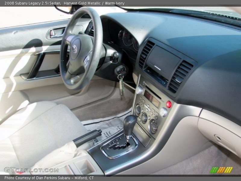 Harvest Gold Metallic / Warm Ivory 2008 Subaru Legacy 2.5i Sedan