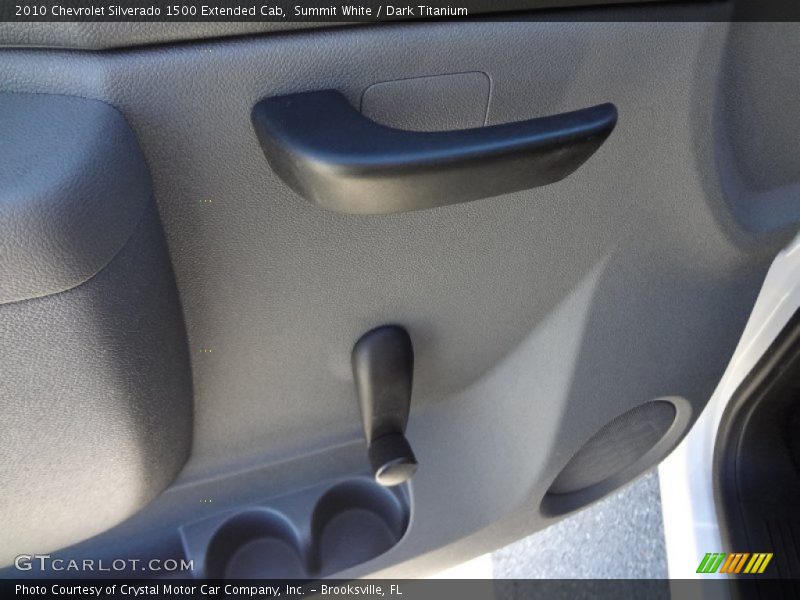 Summit White / Dark Titanium 2010 Chevrolet Silverado 1500 Extended Cab