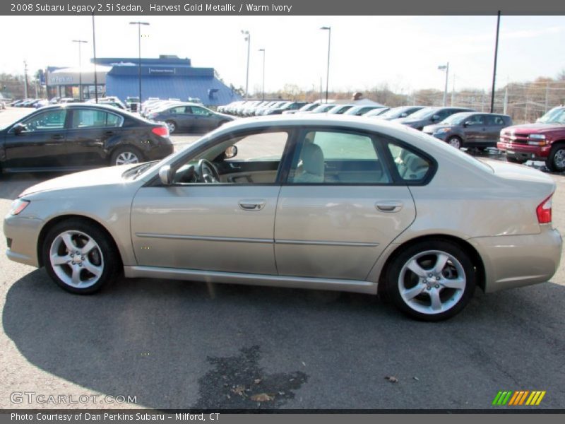 Harvest Gold Metallic / Warm Ivory 2008 Subaru Legacy 2.5i Sedan