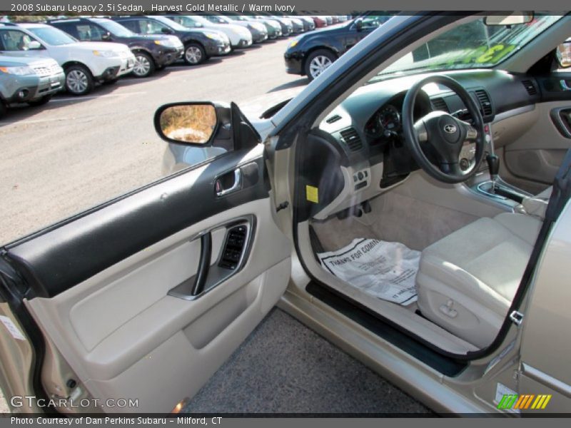 Harvest Gold Metallic / Warm Ivory 2008 Subaru Legacy 2.5i Sedan