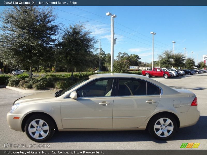 Light Almond Beige / Beige 2008 Kia Optima LX