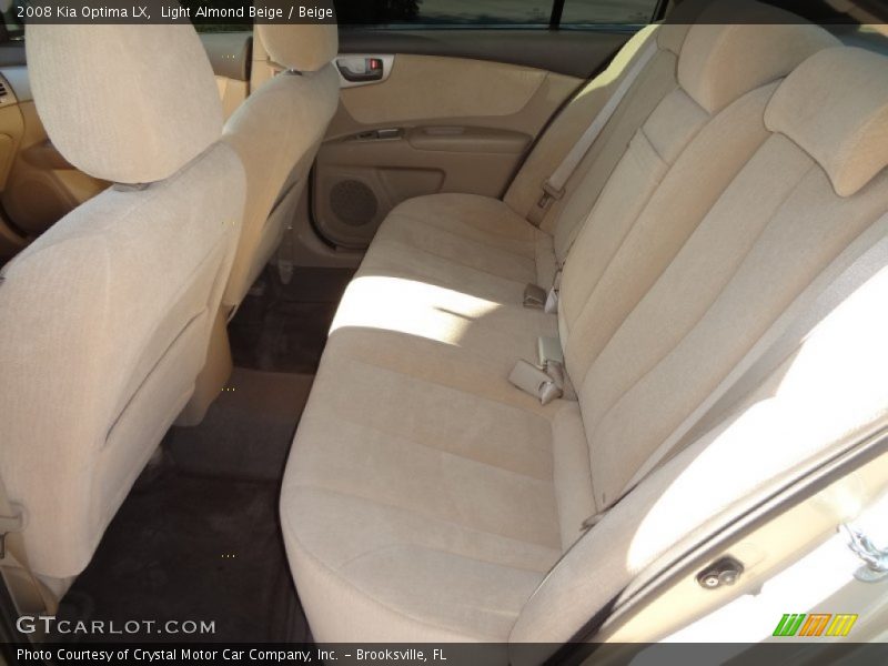 Light Almond Beige / Beige 2008 Kia Optima LX