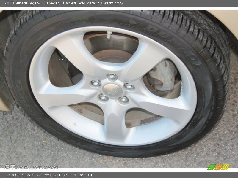 Harvest Gold Metallic / Warm Ivory 2008 Subaru Legacy 2.5i Sedan