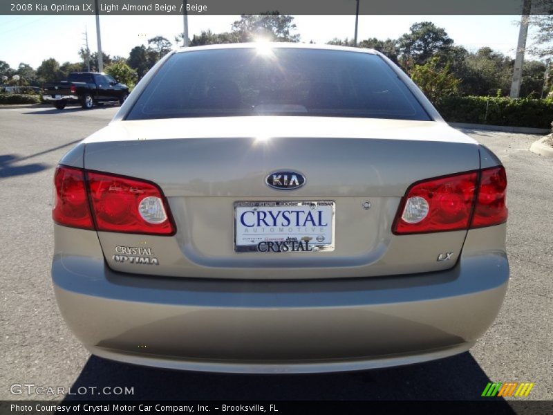 Light Almond Beige / Beige 2008 Kia Optima LX