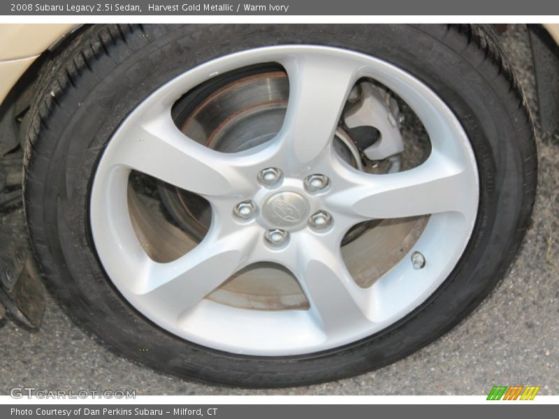 Harvest Gold Metallic / Warm Ivory 2008 Subaru Legacy 2.5i Sedan