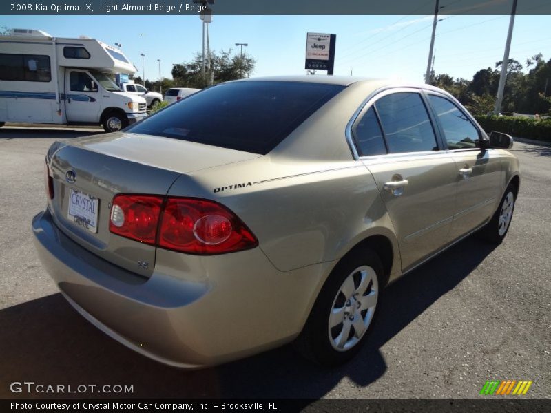Light Almond Beige / Beige 2008 Kia Optima LX