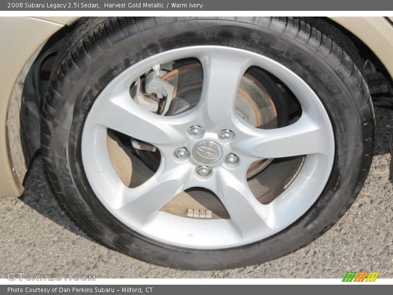 Harvest Gold Metallic / Warm Ivory 2008 Subaru Legacy 2.5i Sedan