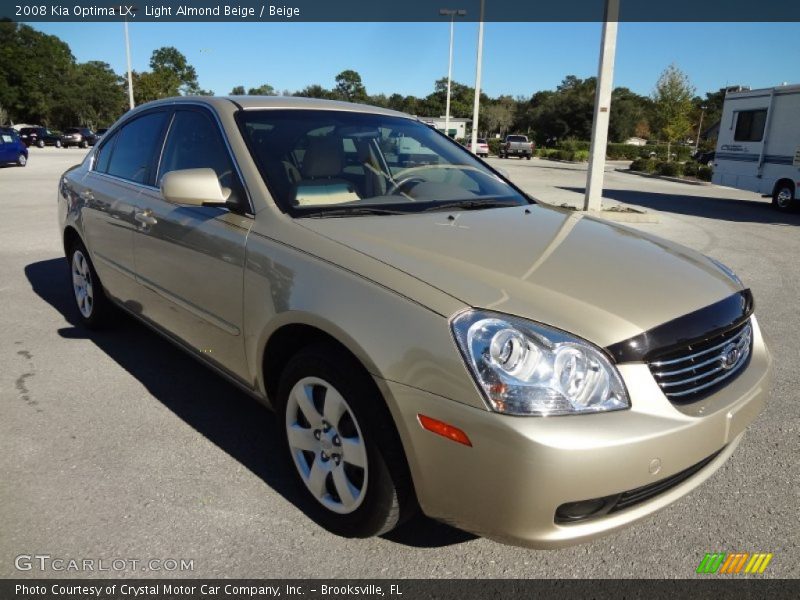 Light Almond Beige / Beige 2008 Kia Optima LX