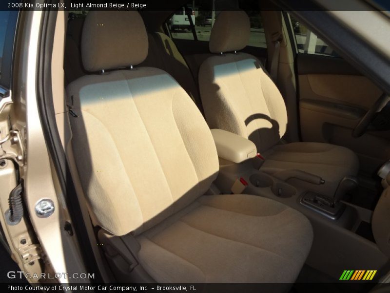 Light Almond Beige / Beige 2008 Kia Optima LX