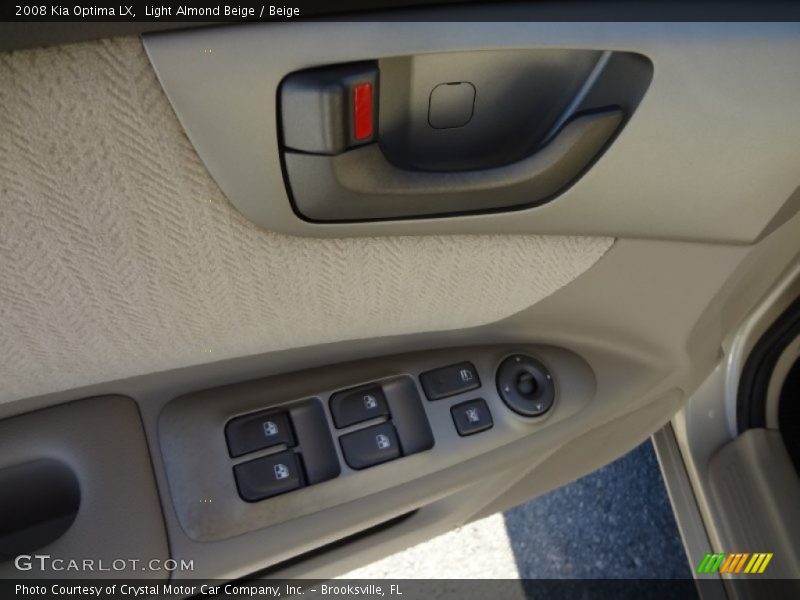 Light Almond Beige / Beige 2008 Kia Optima LX