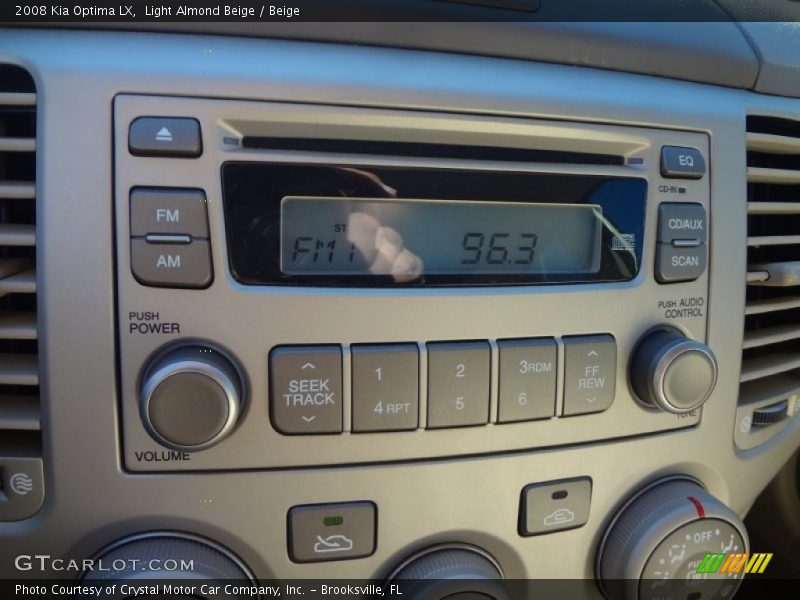 Light Almond Beige / Beige 2008 Kia Optima LX