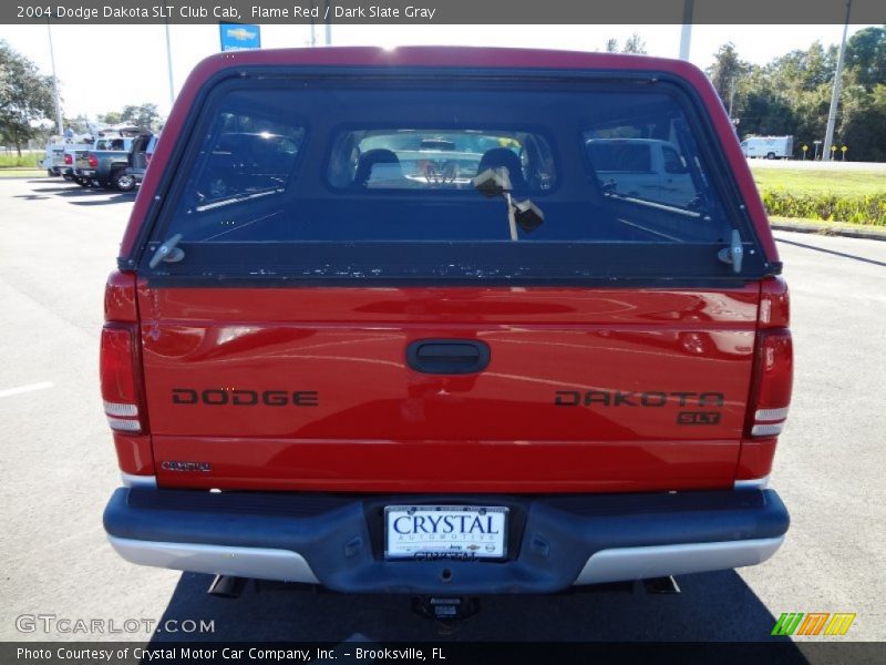 Flame Red / Dark Slate Gray 2004 Dodge Dakota SLT Club Cab