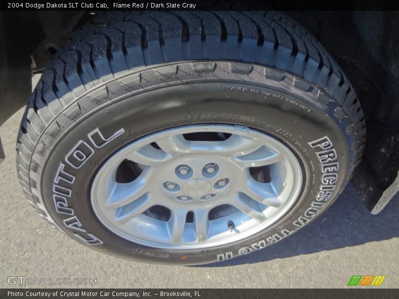 Flame Red / Dark Slate Gray 2004 Dodge Dakota SLT Club Cab