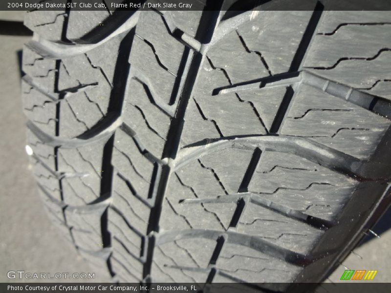 Flame Red / Dark Slate Gray 2004 Dodge Dakota SLT Club Cab