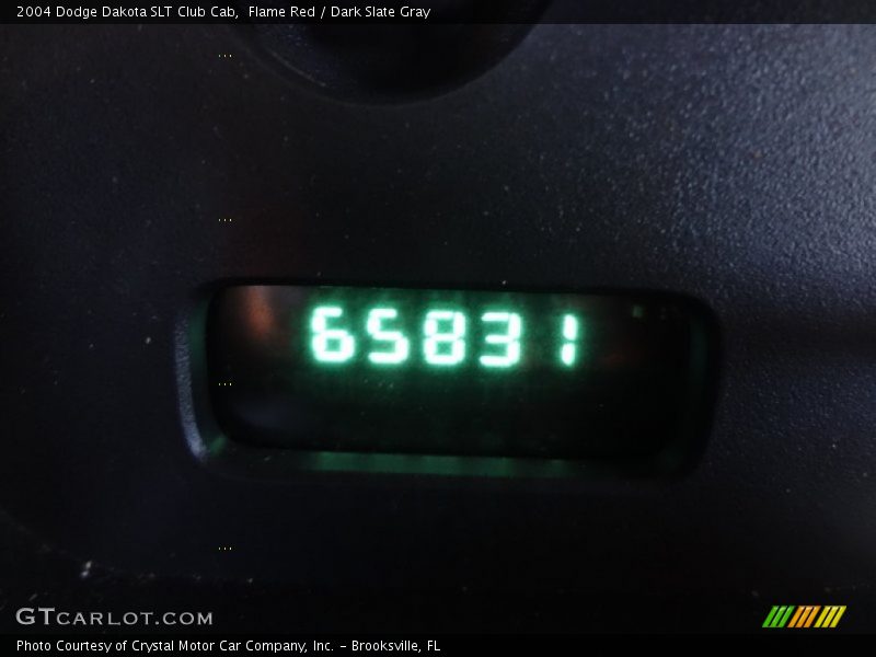 Flame Red / Dark Slate Gray 2004 Dodge Dakota SLT Club Cab