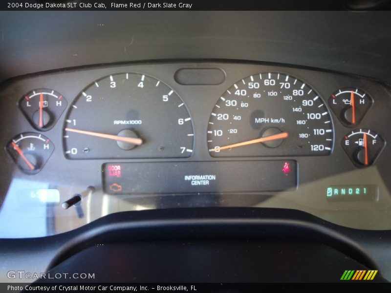  2004 Dakota SLT Club Cab SLT Club Cab Gauges