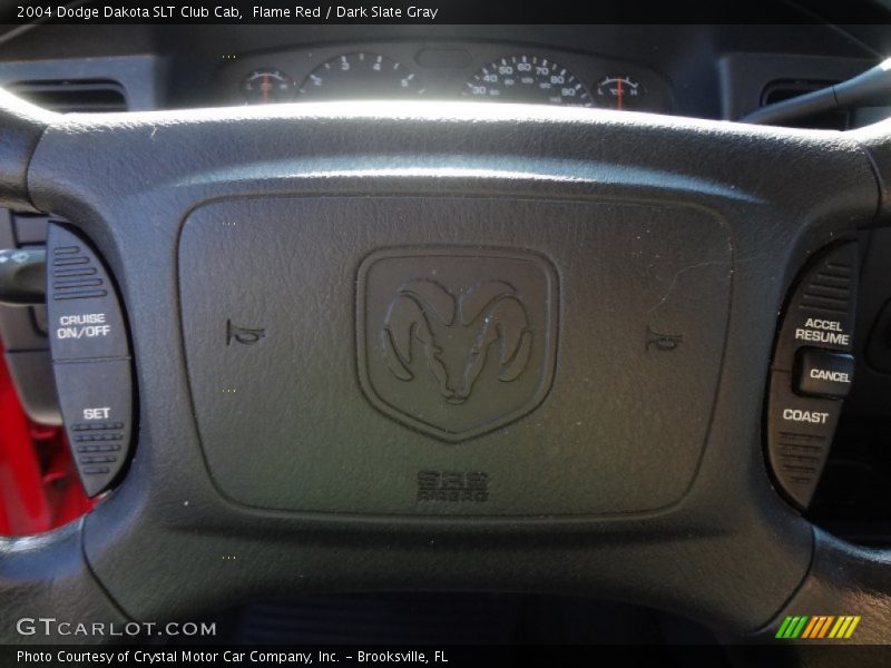 Flame Red / Dark Slate Gray 2004 Dodge Dakota SLT Club Cab
