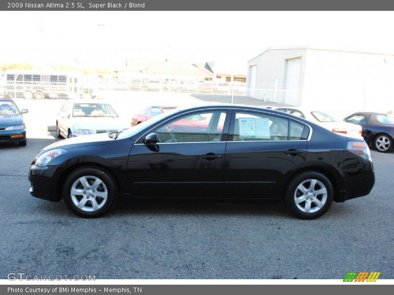 Super Black / Blond 2009 Nissan Altima 2.5 SL
