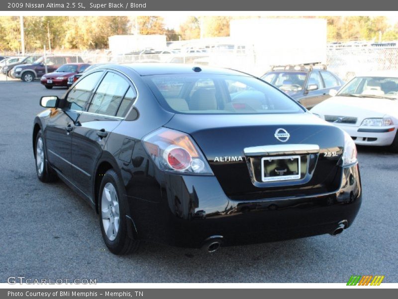 Super Black / Blond 2009 Nissan Altima 2.5 SL