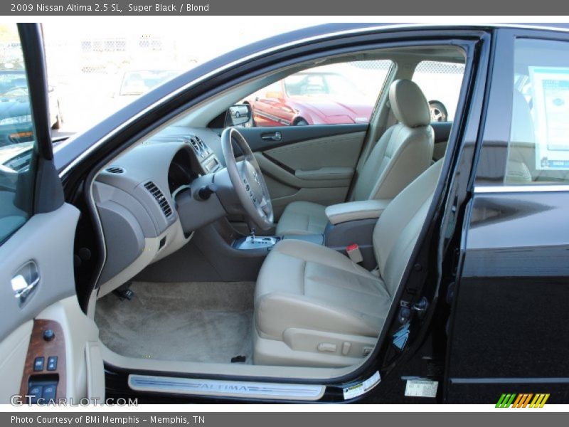 Super Black / Blond 2009 Nissan Altima 2.5 SL