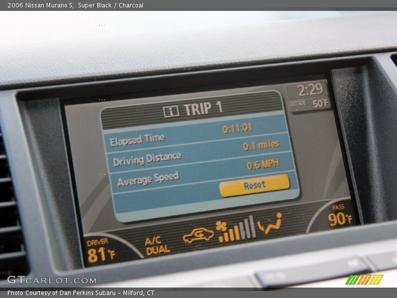 Super Black / Charcoal 2006 Nissan Murano S