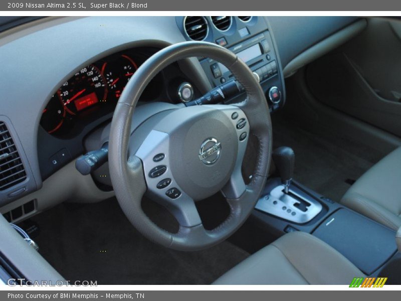 Super Black / Blond 2009 Nissan Altima 2.5 SL