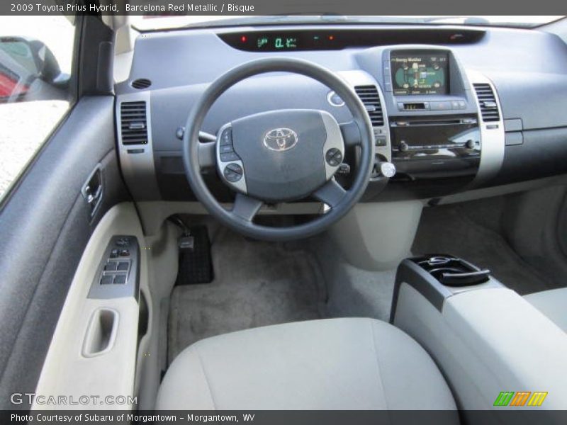 Barcelona Red Metallic / Bisque 2009 Toyota Prius Hybrid
