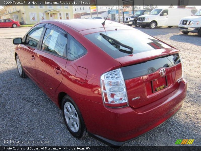 Barcelona Red Metallic / Bisque 2009 Toyota Prius Hybrid