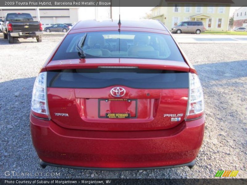 Barcelona Red Metallic / Bisque 2009 Toyota Prius Hybrid